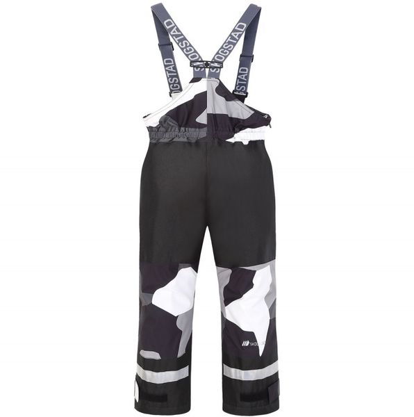 Hovedbilde Rime 2-lags tekniske selebukse til barn Black Camo