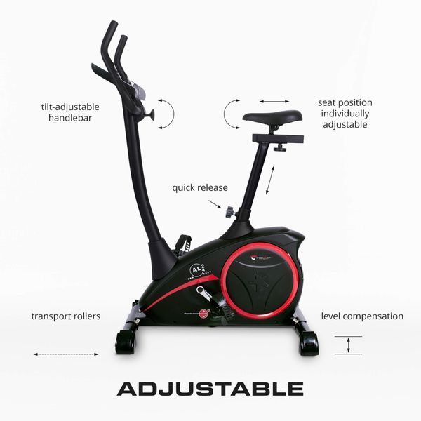 Hovedbilde Ergometersykkel AL 2 - Trimsykkel i Særklasse Black Edition