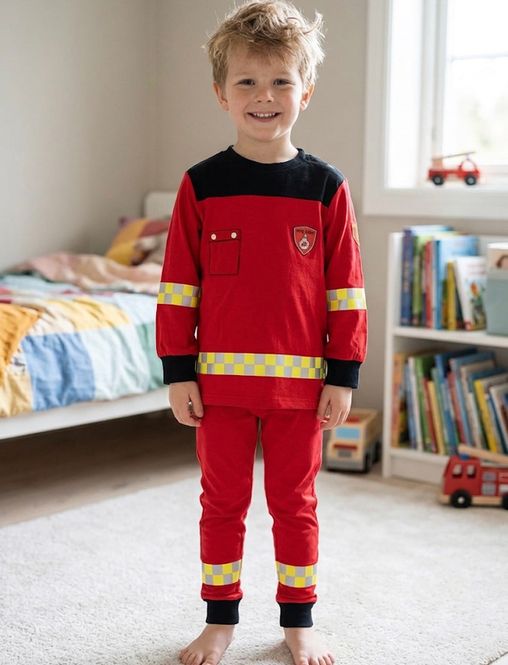 Hovedbilde Brannmann pyjamas til barn
