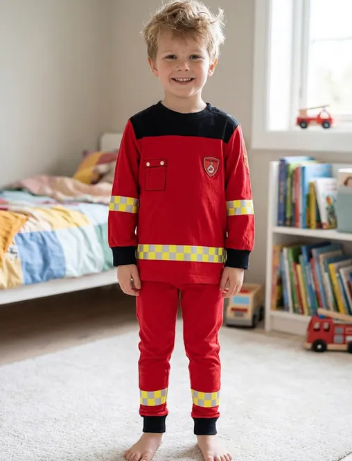 Hovedbilde Brannmann pyjamas til barn