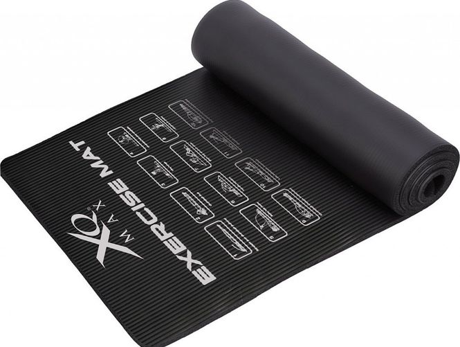 Hovedbilde Yogamatte med instruksjonsbilder