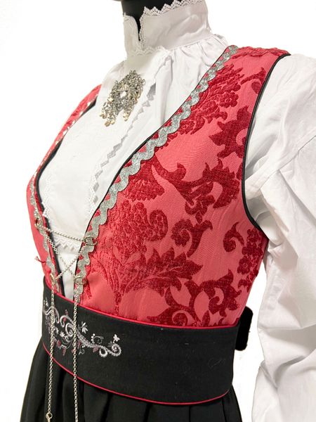 Hovedbilde Tora festdrakt rød - Barn/ungdom