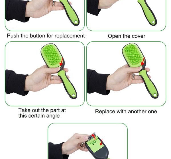 Hovedbilde Børstesett i 5 deler til kjæledyr