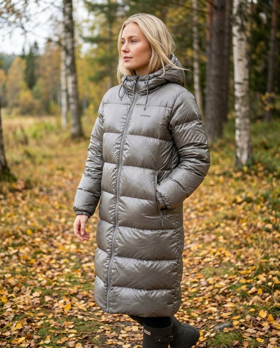 Kleiva Dunkåpe til Dame i Grå