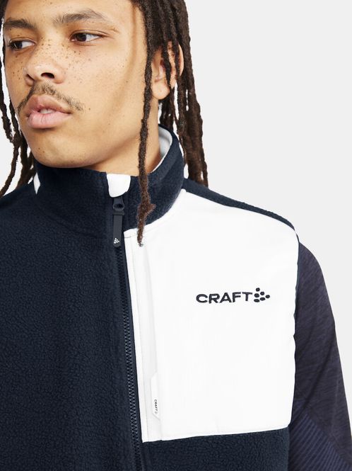 Hovedbilde CRAFT NOR ADV Explore Pile Fleece Vest Herre Blaze/White