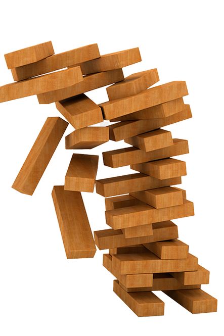 Hovedbilde Jenga, Stablespill - 28 cm