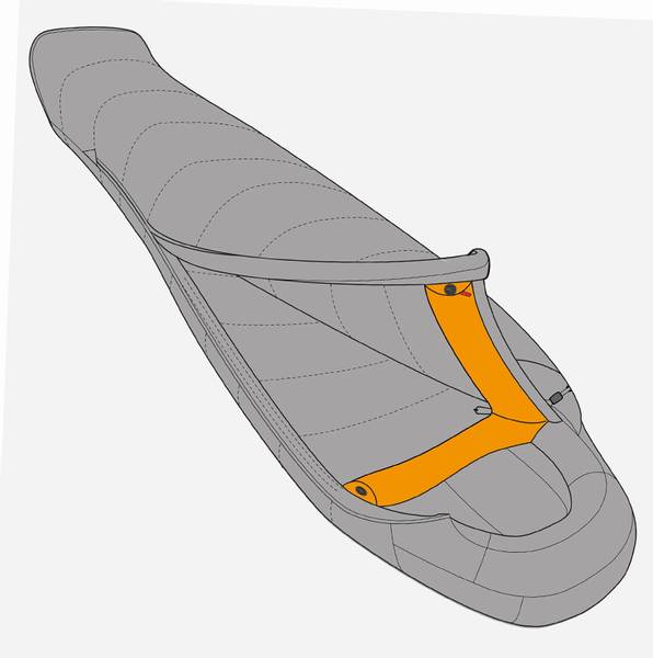 Hovedbilde Sovepose classic 750 Dame Long Skydiver LZ 