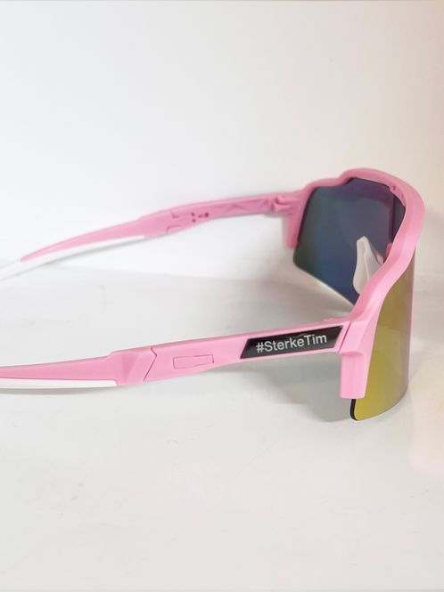 Hovedbilde Multisport solbrille i rosa - Med etui og oppbevaringspose Sterke Tim