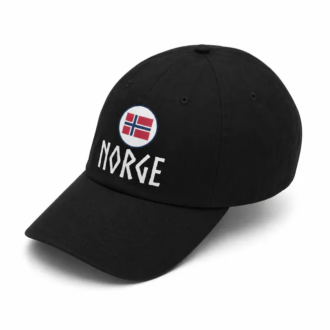 Hovedbilde Caps Norge  i sort - Unisex 