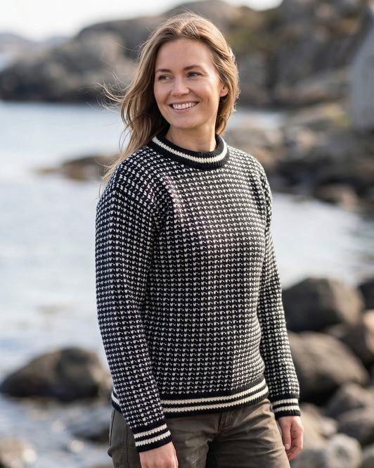 Hovedbilde Bretind Islender til dame og herre – Sort/natur
