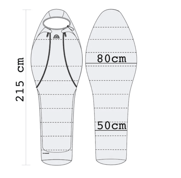 Hovedbilde Doite Summit Sovepose Svart/Oransje