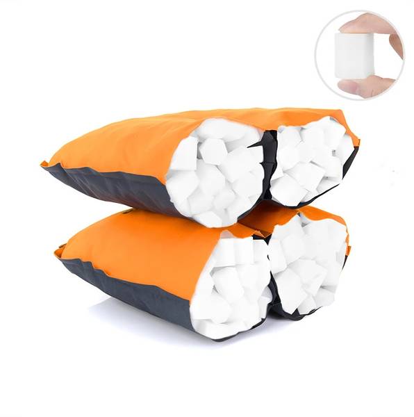 Hovedbilde Automatisk Oppblåsbar Pute Rektangulær Orange