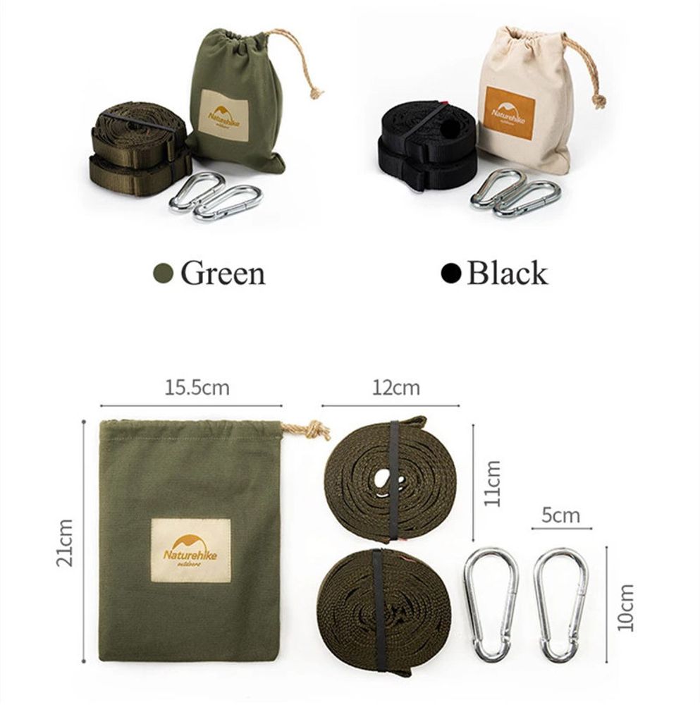Justerbar nylonslynge Army Green