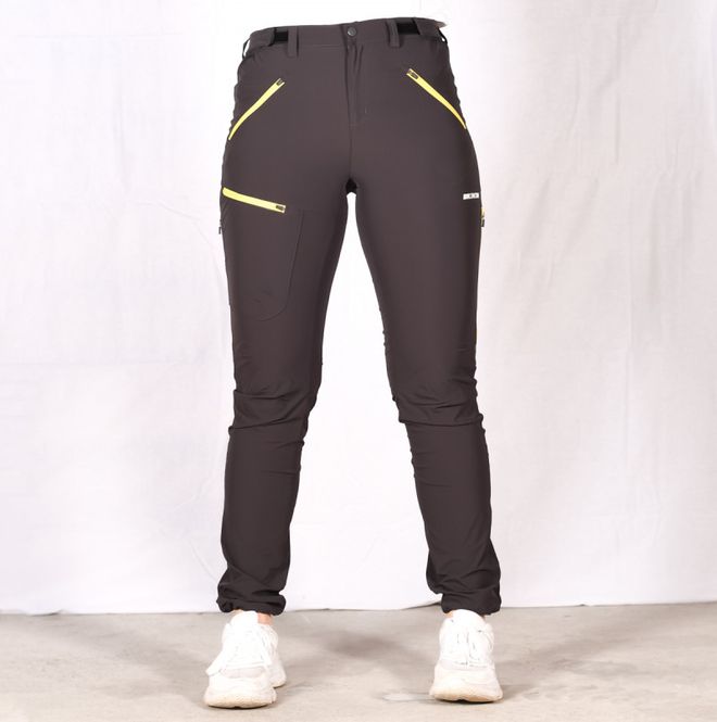 Hovedbilde Storronden Turbukse Dame Charcoal Yellow Zip