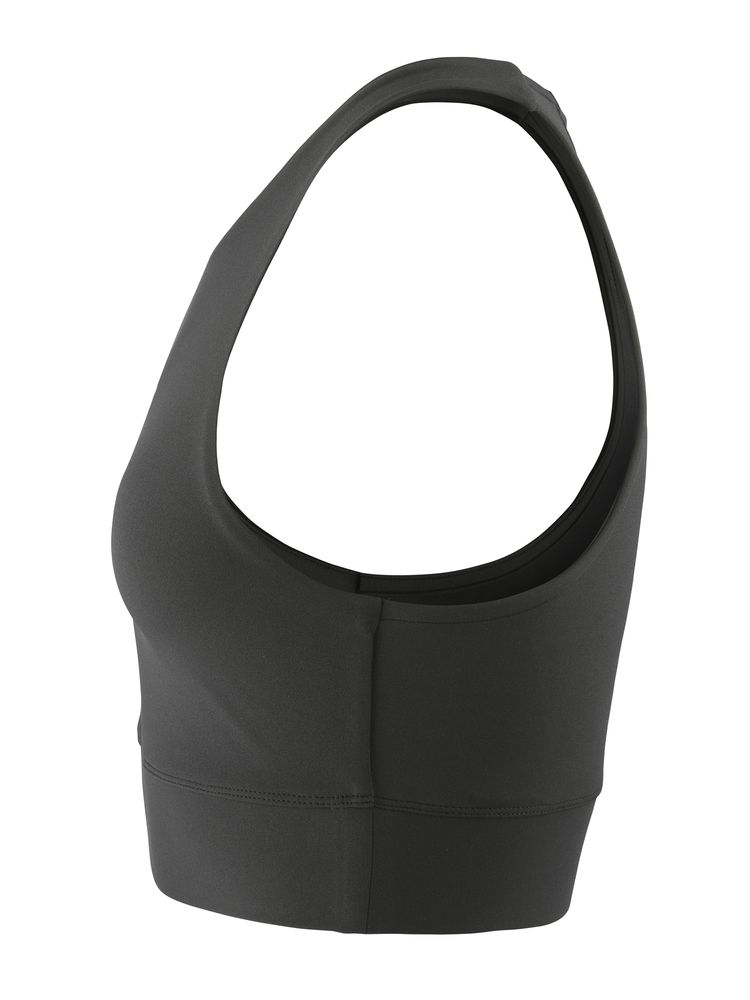 Sort treningstopp fra Craft - Rush 2.0 Crop Top