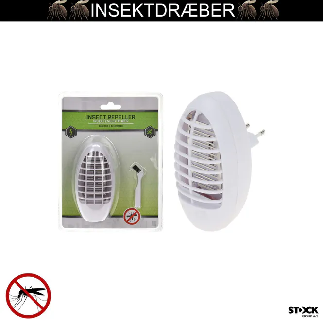 Hovedbilde Enkel Mygg, Flue Og Vepsefelle - 1,2W - Direkteplugg For 220 Volt