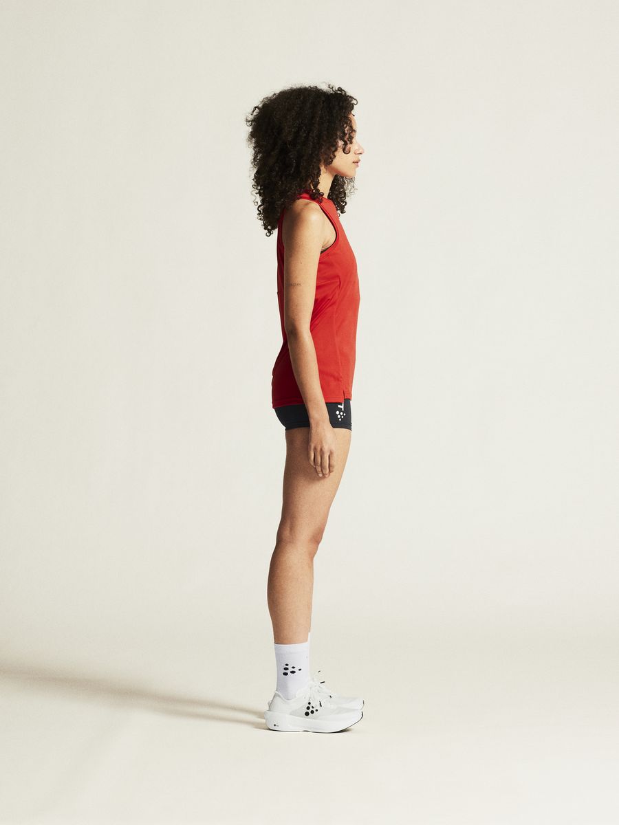 Craft Rush singlet dame Bright Red