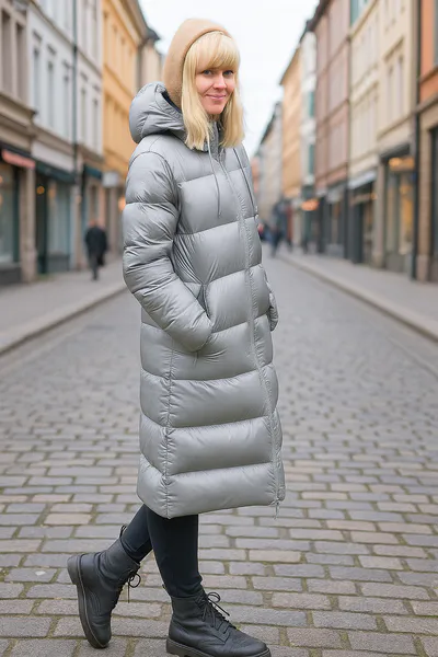 Hovedbilde Kleiva Dunkåpe til Dame i Grå