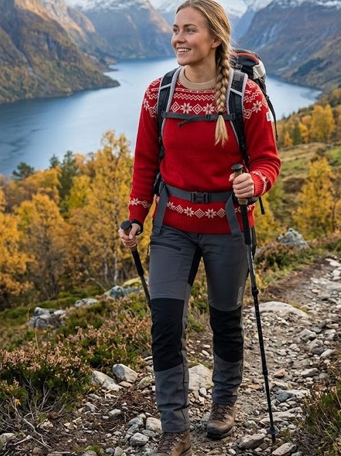 Hovedbilde Dovre Turbukse til dame i sort/grå