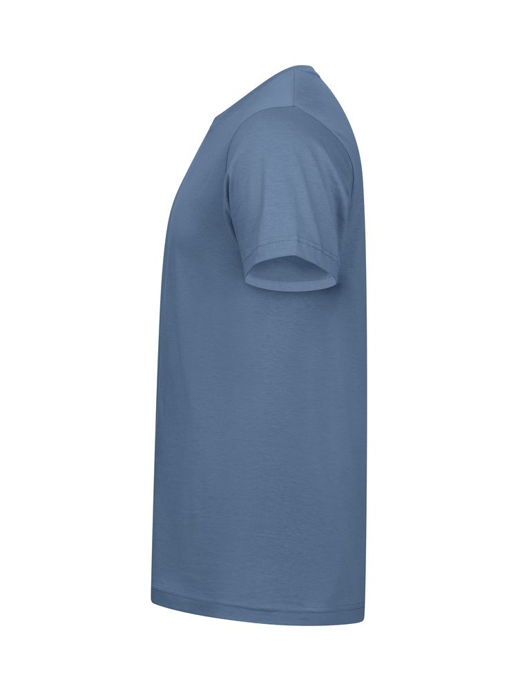 Basic t-shirt i steel blue fra Clique