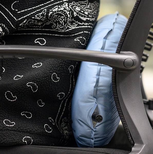 Hovedbilde Automatisk Oppblåsbar Pute 3D-Svamp Ink blue