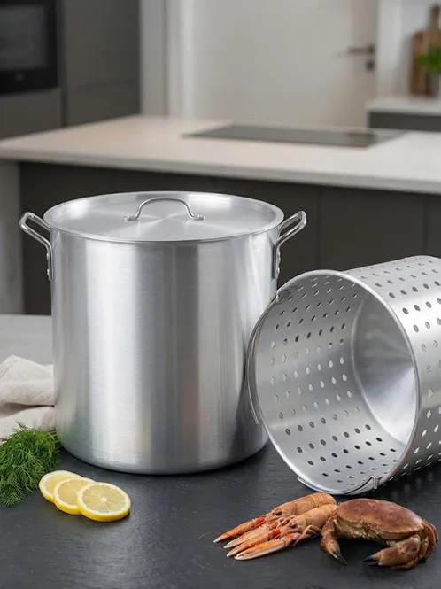 Hovedbilde Krabbegryte / pinnekjøttgryte med innerrist Aluminium - 40 liter