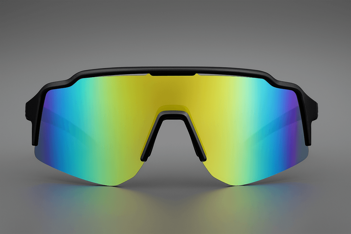 Multisport solbrille i sort - Med etui og oppbevaringspose  Sterke Tim