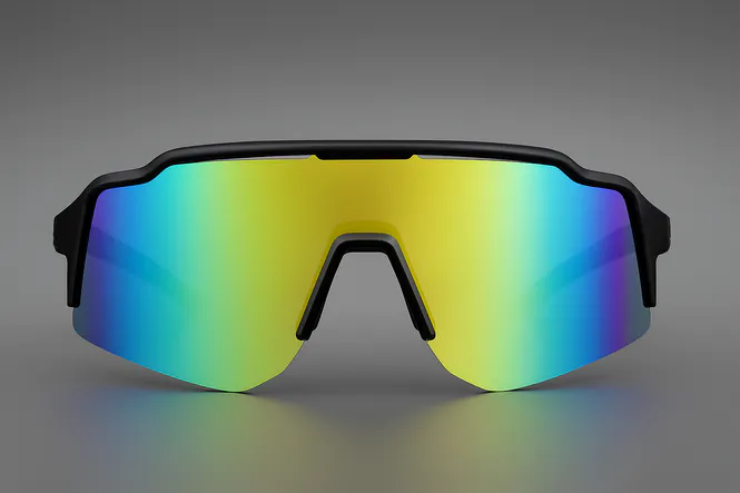 Hovedbilde Multisport solbrille i sort - Med etui og oppbevaringspose Sterke Tim