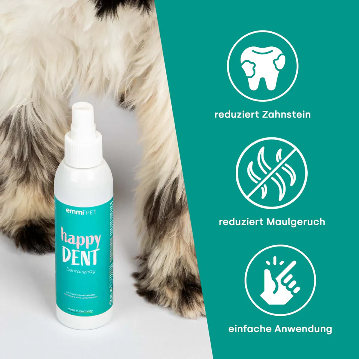 Tannspray HappyDENT munnspray for hunder og katter