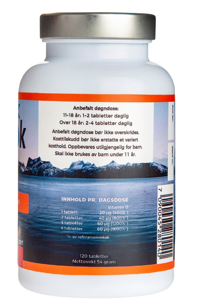 Hovedbilde Frisk Vitamin D  NB: Best før 11.25