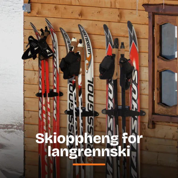 Geniale skioppheng for både langrennski og alpinski