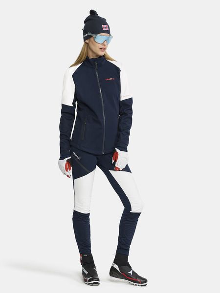 Hovedbilde CRAFT NOR Nordic Ski Club Tights Dame Blaze/White