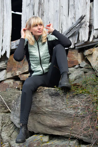 Hovedbilde OS Hybrid jakke til dame Sort/Jade